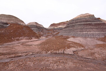 Blue Mesa Scenic Trail, Petrified Forest National Park, Arizona, USA