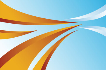 abstract background colorful with blue sky and yellow color