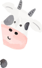 animal watercolor april fools day