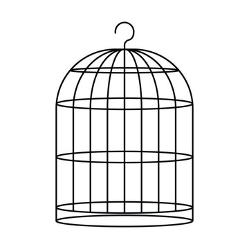 recommend clip art: Bird cage icon vector