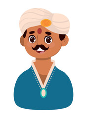 indian man character