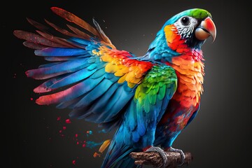 Obraz premium Discover our diverse collection of bird artworks featuring various breeds, created using different art styles and techniques. From realistic to abstract, this collection offers a range of options.