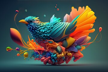 Obraz na płótnie Canvas Experience the beauty of birds like never before with our stunning collection of bird artwork. Featuring various breeds and art styles, all generated by AI.