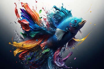 Fototapeta premium Experience the beauty of birds like never before with our stunning collection of bird artwork. Featuring various breeds and art styles, all generated by AI.