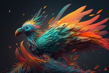 Obraz premium Experience the beauty of birds like never before with our stunning collection of bird artwork. Featuring various breeds and art styles, all generated by AI.