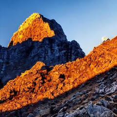 View of the mountains