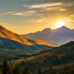View of the mountains