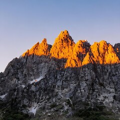 View of the mountains