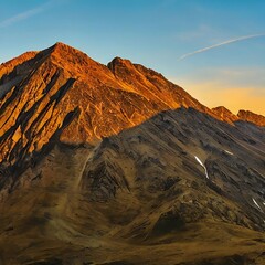 sunrise in the mountains