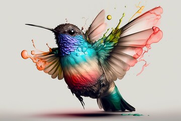 Fototapeta premium Experience the beauty of birds like never before with our stunning collection of bird artwork. Featuring various breeds and art styles, all generated by AI.