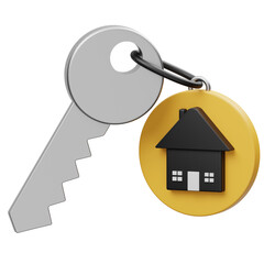 House Key 3D Icon
