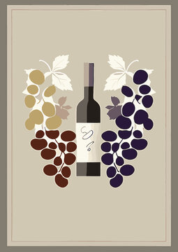 1. Celebrate the autumn wine festival with this set of backgrounds featuring grapevine frames and colorful psychedelic art, perfect for creating posters and cards.
2. Get creative with this collection