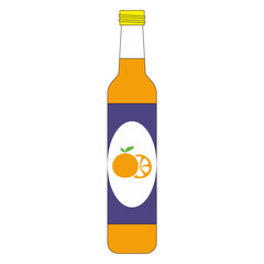 orange syrup bottle icon Ramadan and Islamic Eid