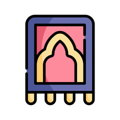 icon prayer rug Ramadan and Islamic Eid