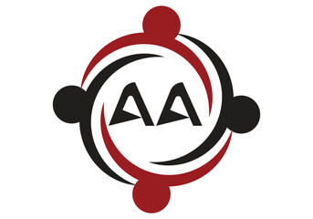 this is a dabble A letter text design 