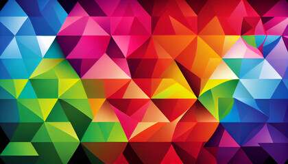 Generative AI, Spectrum Fusion: A Mesmerizing Array of Overlapping Geometric Shapes