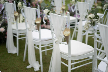 wedding table and chairs