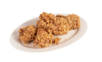 deep fried chicken on dish