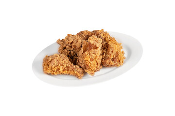 deep fried chicken on dish