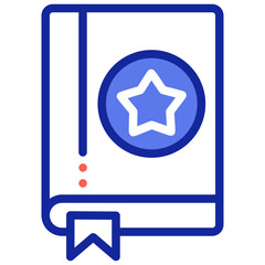 Instructional or entertainment book icon