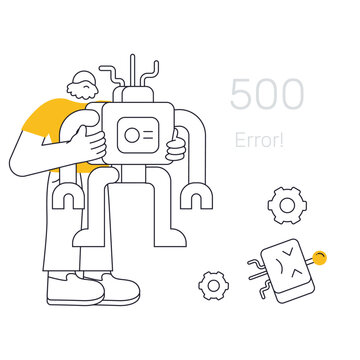 fix robot for illustrator error 505