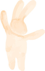rabbit watercolor