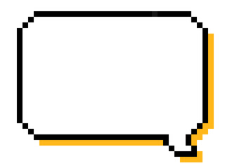 ドット絵のシンプルな吹き出し