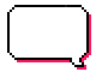 ドット絵のシンプルな吹き出し