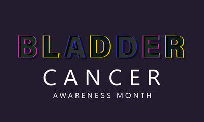 Bladder Cancer Awareness Month May. vector Template  background, banner, card, poster 