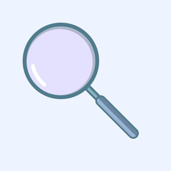 magnifying glass simple illustration