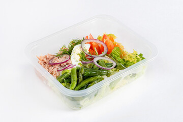 tuna salad in the box