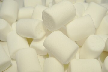 Fototapeta na wymiar Close-up large Marshmallow background,whole surface