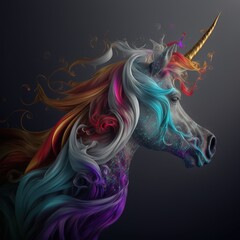 Colorful smoke, abstract background, wallpaper. Color bomb. Printable image. High quality. Generative AI