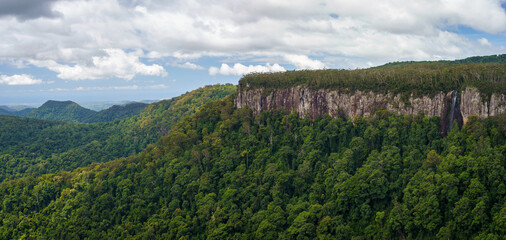 View from Canyon lookout at the Springbrook National Park, Queensland, Australia