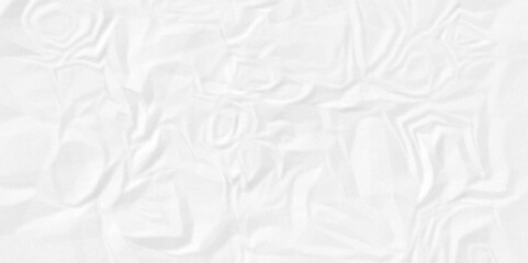 Crumpled paper texture with white crumpled paper texture background. Crushed warikle A white crumpled paper texture overlay background.