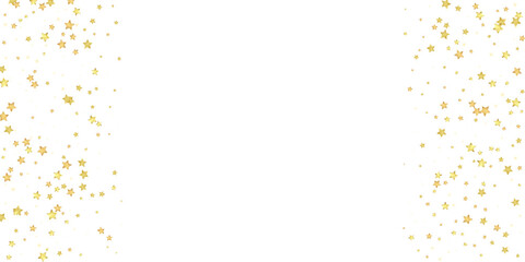 Magic stars vector overlay.  Gold stars scattered