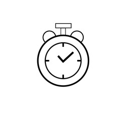 stopwatch vector icon