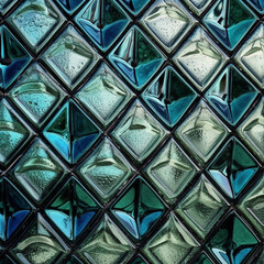 seamless glass pattern. generative ai
