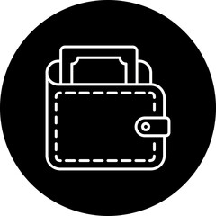 Wallet Line Inverted Icon