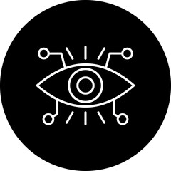 Vision Line Inverted Icon