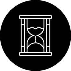 Hourglass Line Inverted Icon