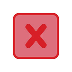 Obraz premium Cross Button