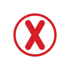 Fototapeta premium Cross Button