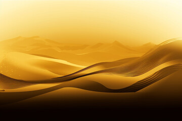 golden background. generative ai 