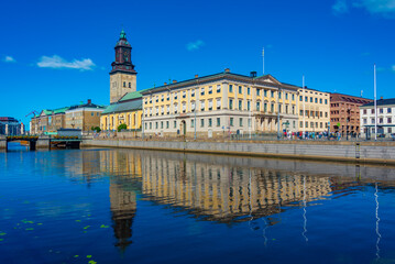 Göteborg town hall, city museum and Christinae church, Sweden