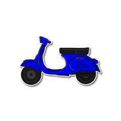 Vespa_Scooter Vectors And Illustrations