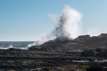 Fototapeta na wymiar ocean wave splash