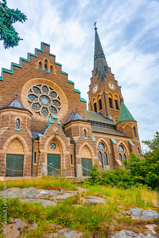 Poster View of Lysekil church in Sweden