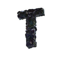 Black Planet 3D Alphabet or Lettering PNG Images