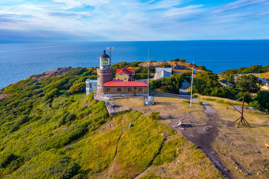 Kullen Lighthouse at Kullaberg peninsula in Sweden